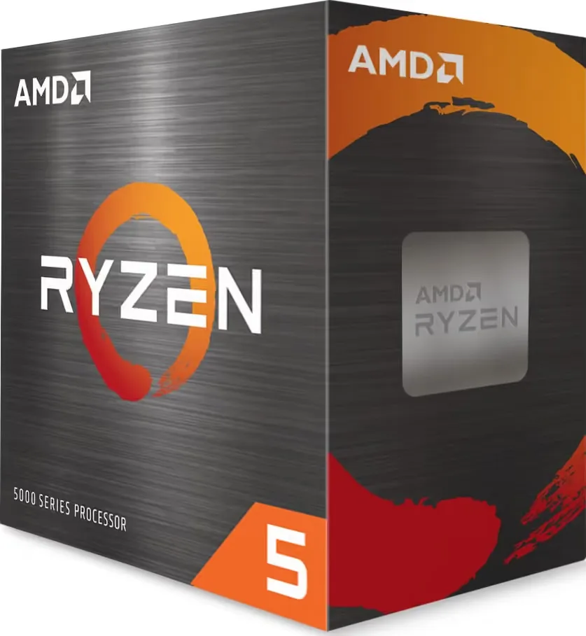 Processador AMD Ryzen 5 5500 100100000457BOX, Cerâmica Cinza